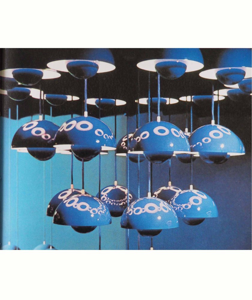 Panton. Flowerpot lamps. Poulsen. 1969.