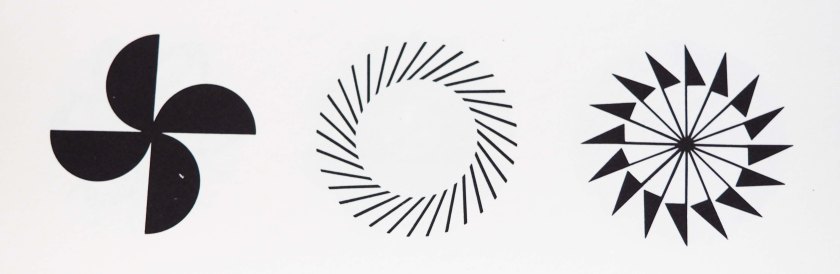 Logo optical art. Japanese.